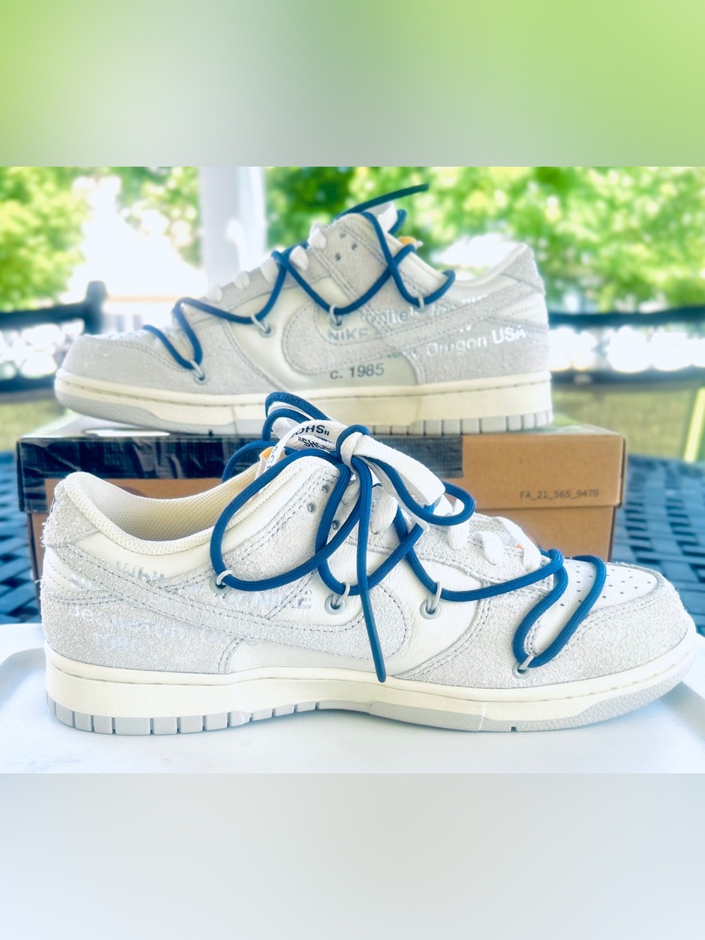 Nike Dunk Low x Off-White Lot 18 of 50'Condition: Brand New in Box Size Men's 9 - Picture 2 of 9